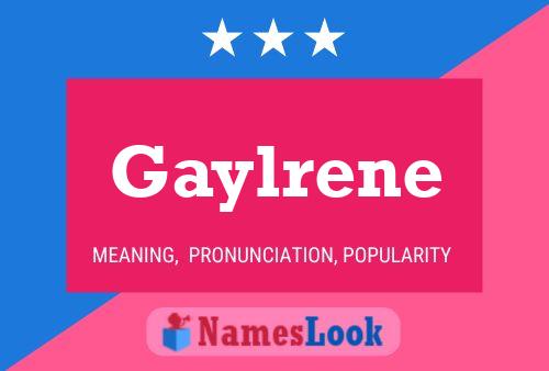 ملصق اسم Gaylrene