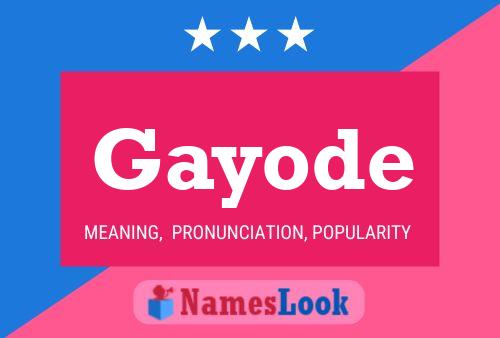 ملصق اسم Gayode