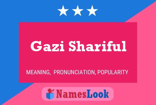 ملصق اسم Gazi Shariful