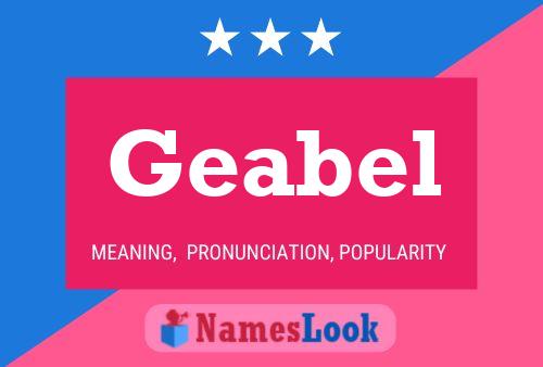 ملصق اسم Geabel