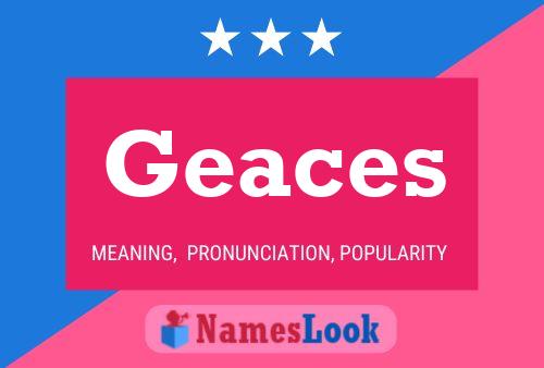 ملصق اسم Geaces