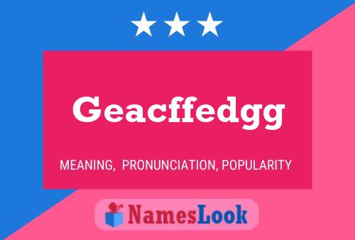 ملصق اسم Geacffedgg