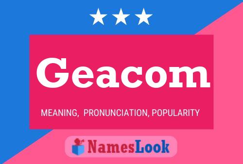 ملصق اسم Geacom