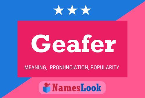 ملصق اسم Geafer