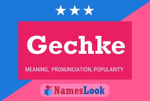 ملصق اسم Gechke