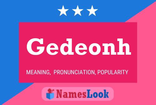 ملصق اسم Gedeonh