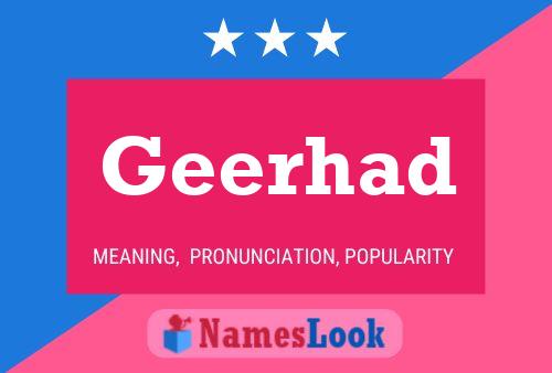 ملصق اسم Geerhad