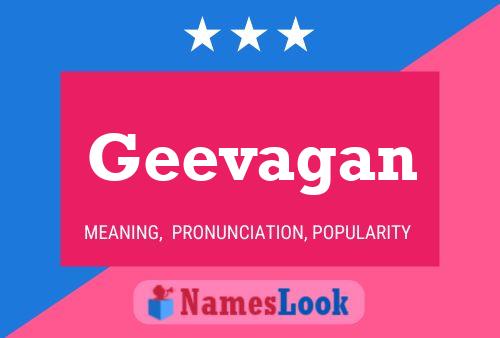 ملصق اسم Geevagan