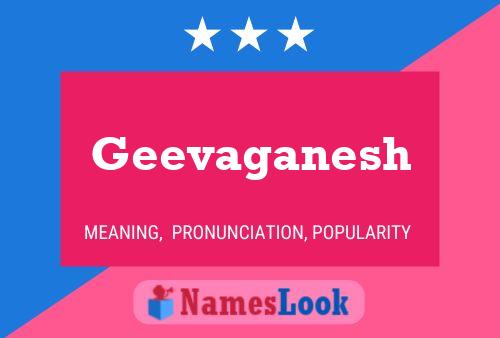 ملصق اسم Geevaganesh