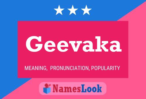 ملصق اسم Geevaka