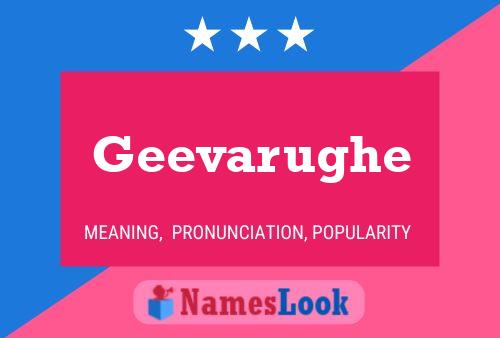 ملصق اسم Geevarughe