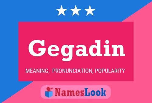 ملصق اسم Gegadin