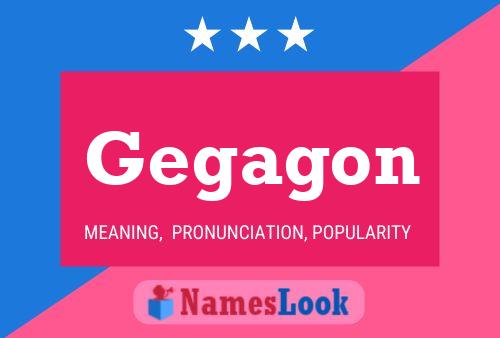 ملصق اسم Gegagon