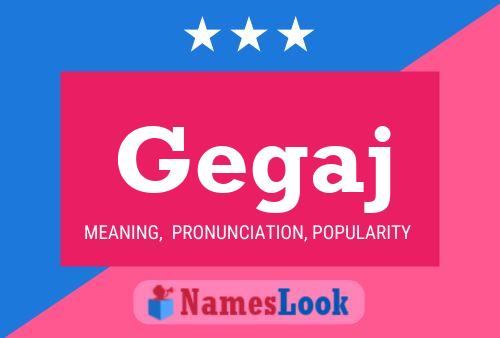 ملصق اسم Gegaj