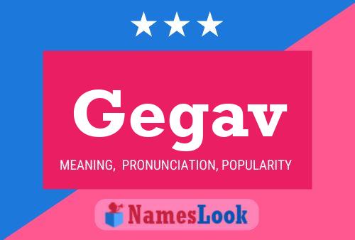 ملصق اسم Gegav