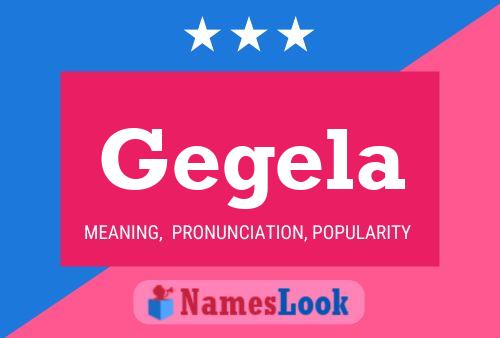 ملصق اسم Gegela