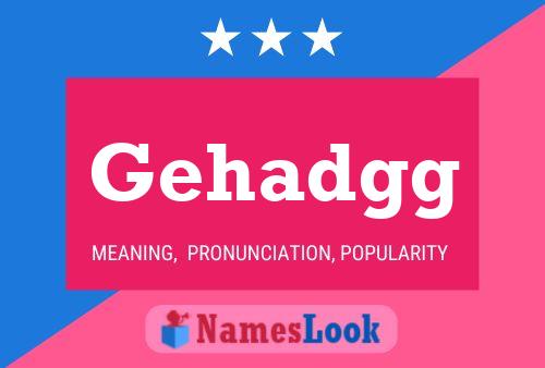 ملصق اسم Gehadgg