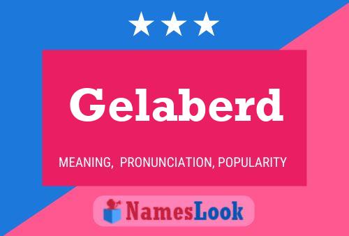 ملصق اسم Gelaberd