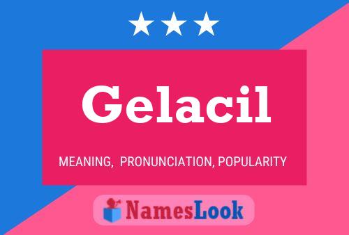 ملصق اسم Gelacil