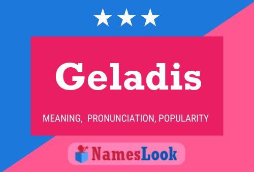 ملصق اسم Geladis