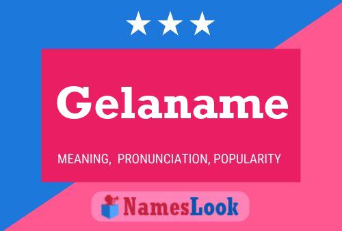 ملصق اسم Gelaname