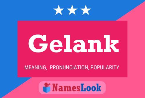 ملصق اسم Gelank