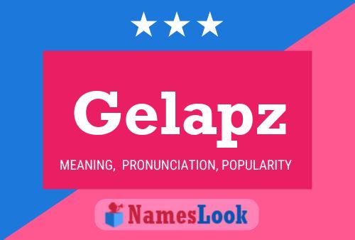 ملصق اسم Gelapz