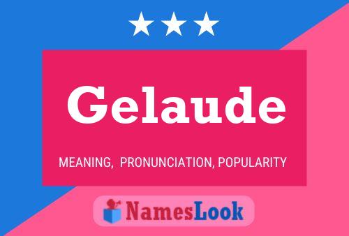 ملصق اسم Gelaude