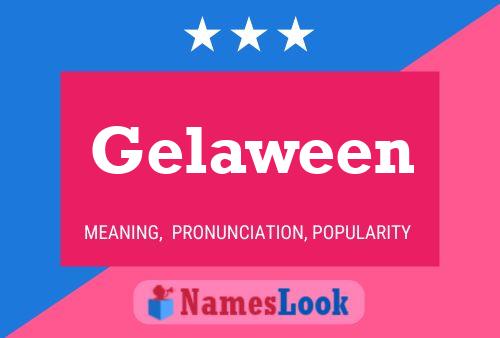 ملصق اسم Gelaween