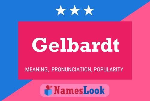 ملصق اسم Gelbardt