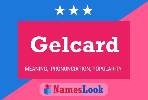 ملصق اسم Gelcard