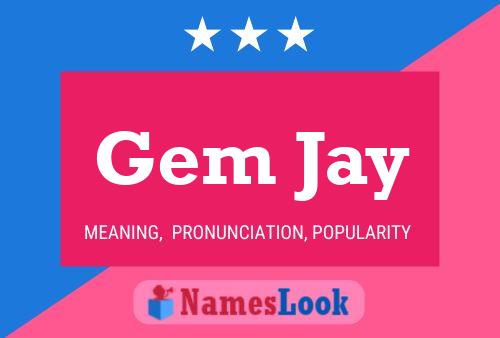 ملصق اسم Gem Jay