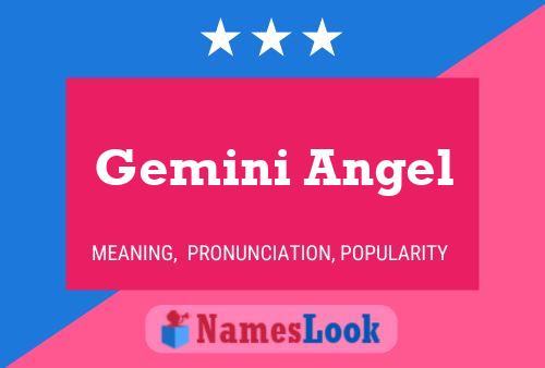 ملصق اسم Gemini Angel