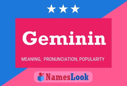 ملصق اسم Geminin