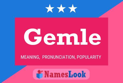 ملصق اسم Gemle