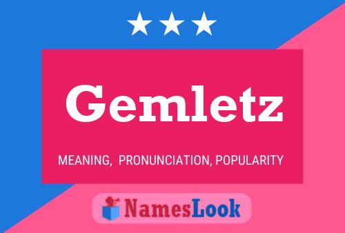 ملصق اسم Gemletz