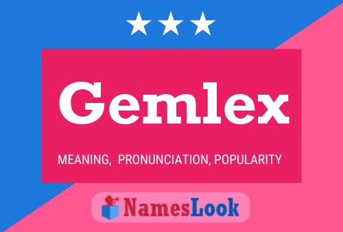 ملصق اسم Gemlex