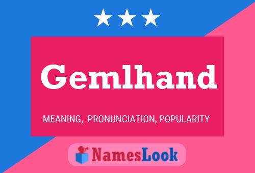 ملصق اسم Gemlhand