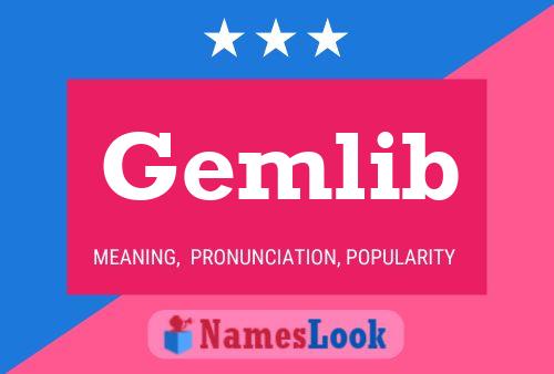 ملصق اسم Gemlib