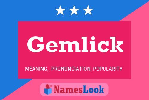 ملصق اسم Gemlick