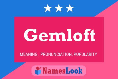 ملصق اسم Gemloft