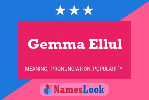 ملصق اسم Gemma Ellul