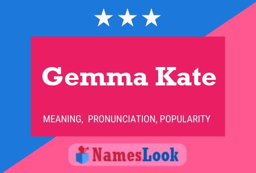 ملصق اسم Gemma Kate