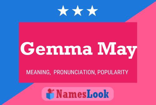 ملصق اسم Gemma May