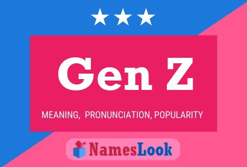 ملصق اسم Gen Z