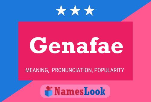 ملصق اسم Genafae