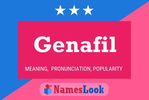 ملصق اسم Genafil