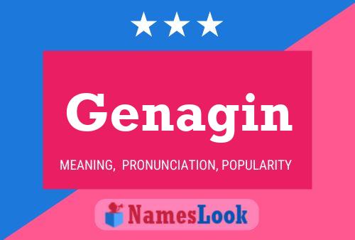 ملصق اسم Genagin