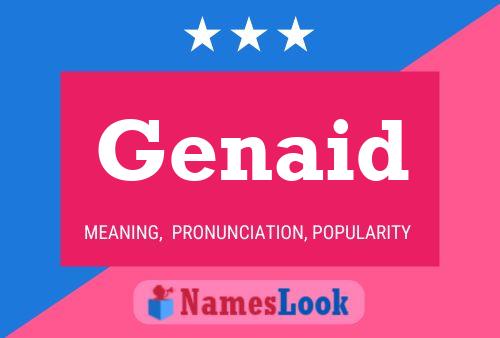 ملصق اسم Genaid