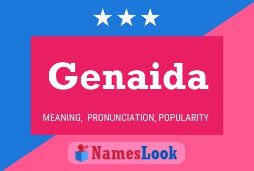 ملصق اسم Genaida